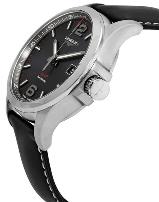 Longines Longines Conquest V.H.P. L3.726.4.56.2 , наручные мужские часы фото под углом